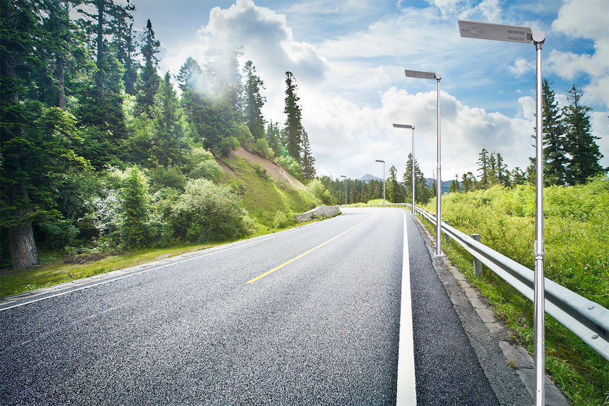 Solar street lighting